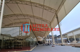 Kanopi Membran Lapangan Padel
